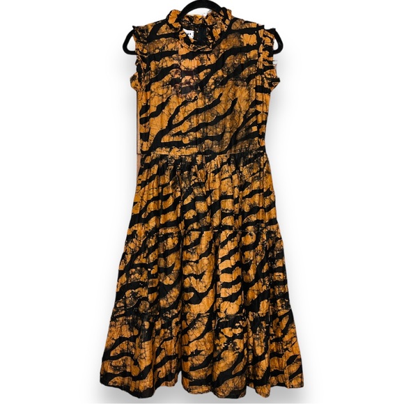 ❌SOLD❌ STUDIO 189 x J.CREW NWT Limited Edition Animal Print Midi Dress Sz Medium - Picture 4 of 11